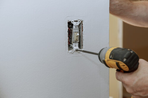 electrical outlet drill