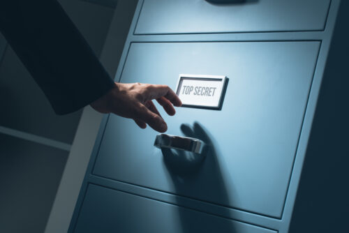 top secret file cabinet