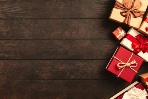 presents on a table