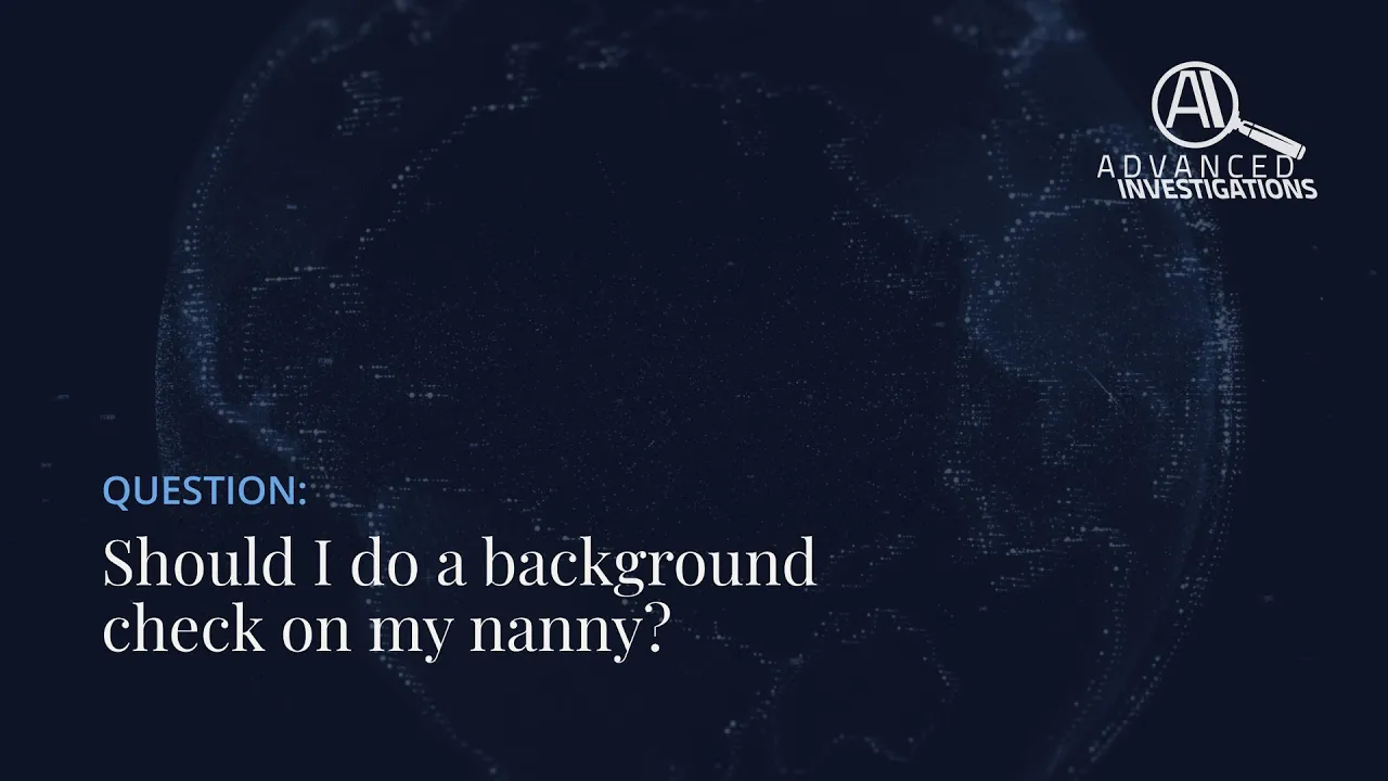 Should I do a background check on my nanny? Image