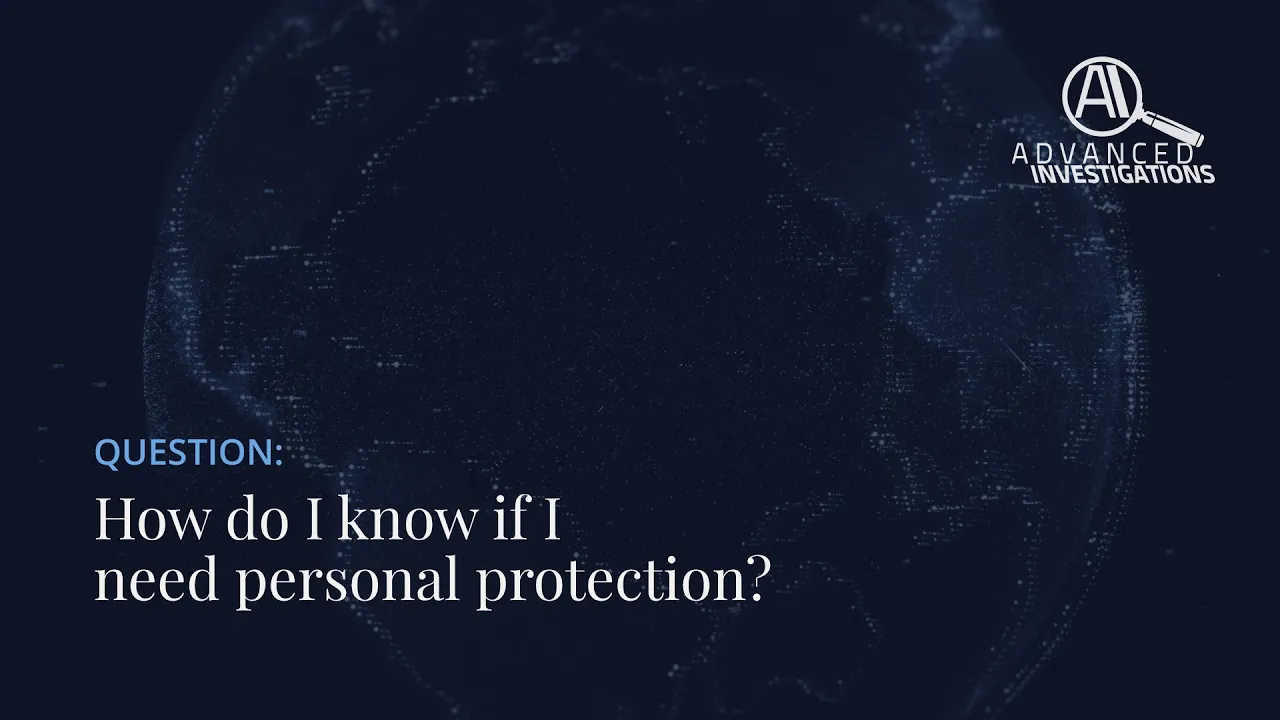 How do I know if I need personal protection? Image
