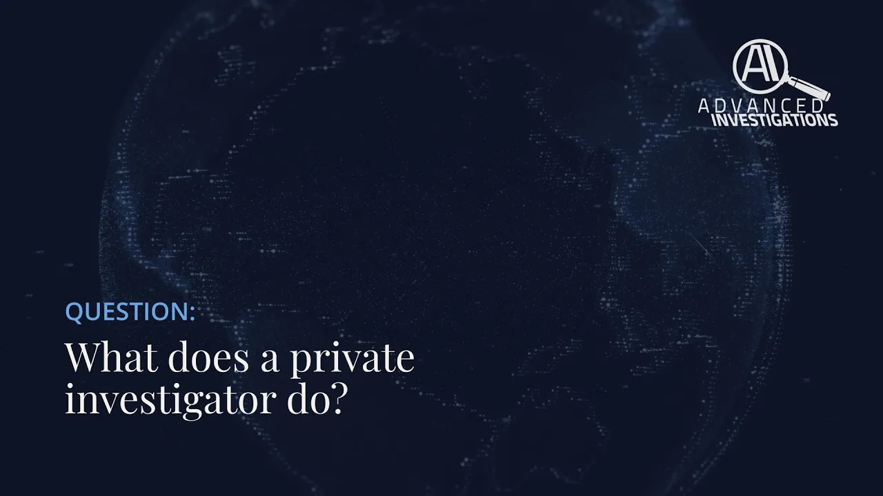 What does a private investigator do? Image