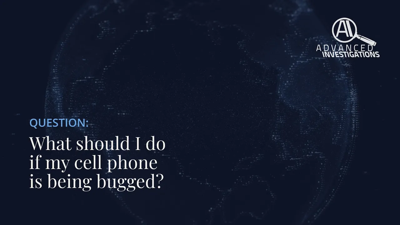 What should I do if my cell phone is being bugged? Image